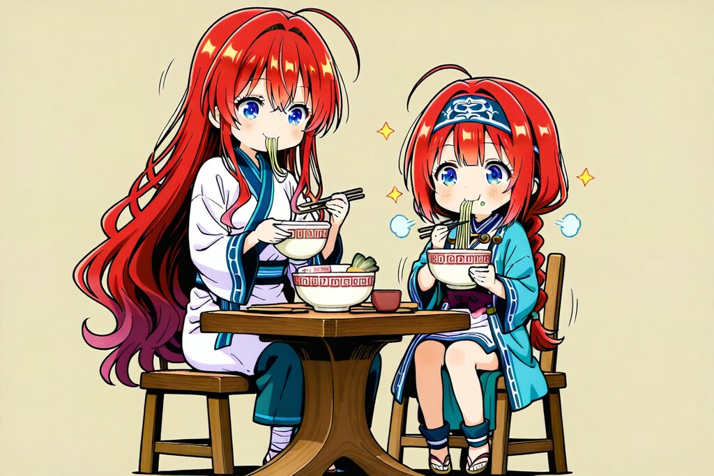 青空レストラン～赤髪コロボックルお兄ちゃんズ、ラーメンを食べる！～