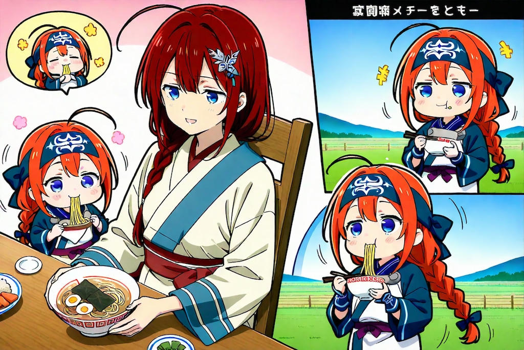 青空レストラン～赤髪コロボックルお兄ちゃんズ、ラーメンを食べる！～