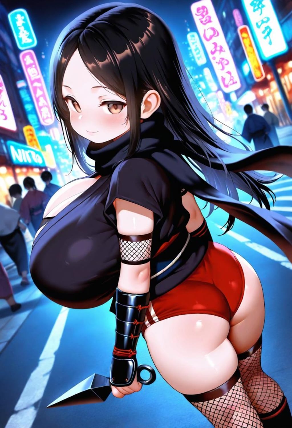 ロリ巨乳、忍者にジョブチェンジ