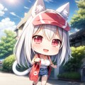 白猫にゃんこの配達人 4枚目