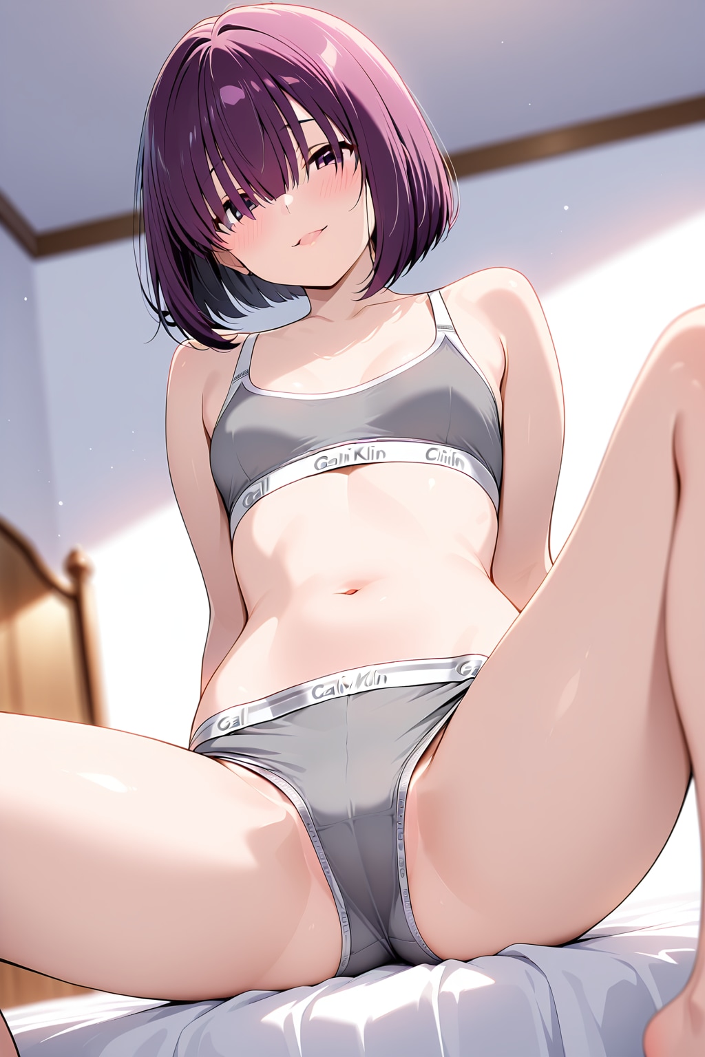 不愛想後輩ちゃん67『カルバンクライン+足を組む』