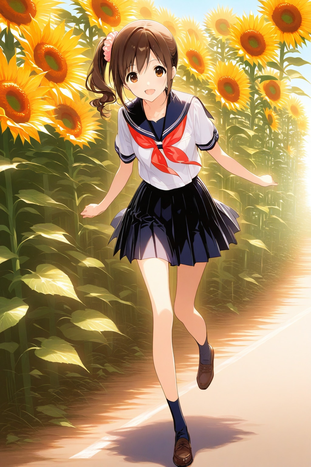 ひまわりの通学路