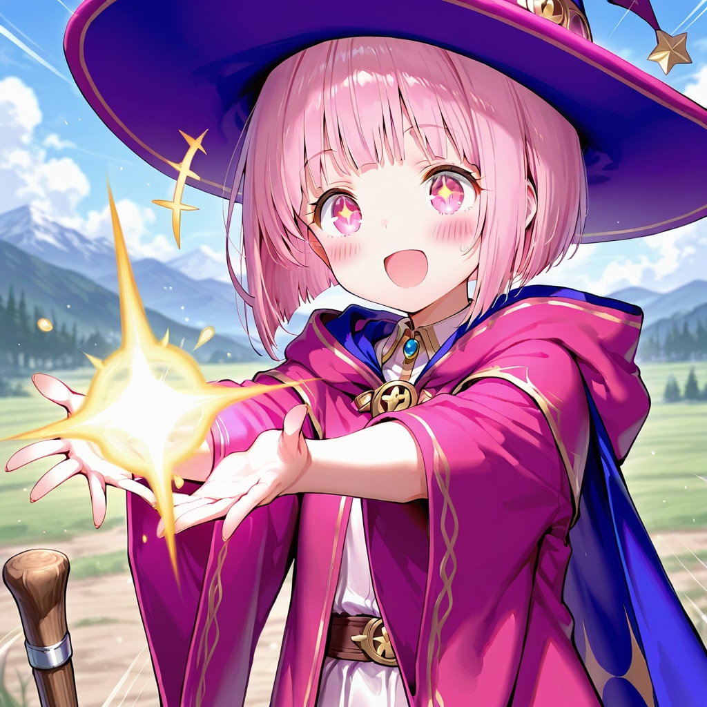 新しく覚えた魔法 | の人気AIイラスト・グラビア