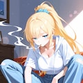 ジト目ネコとマコ 3枚目