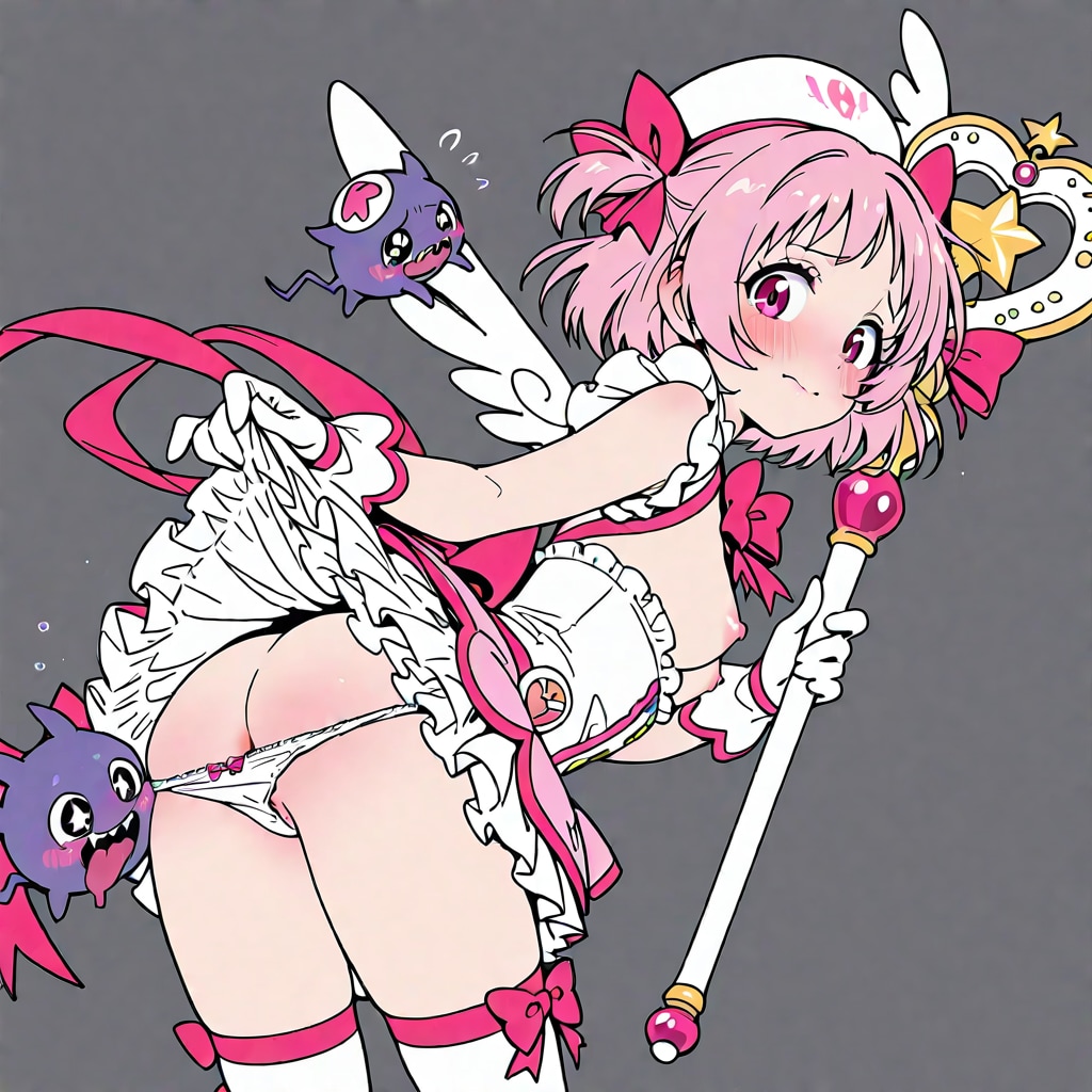 パンチラ魔法少女