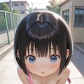 不意に見えた乳首 3枚目