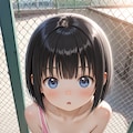 不意に見えた乳首 2枚目