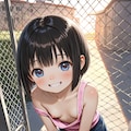 不意に見えた乳首 5枚目
