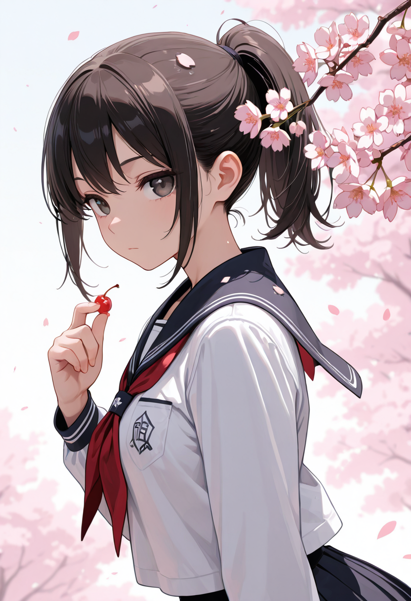 春の欠片とさくらんぼ