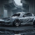 リバティーウォークRX-8 4枚目