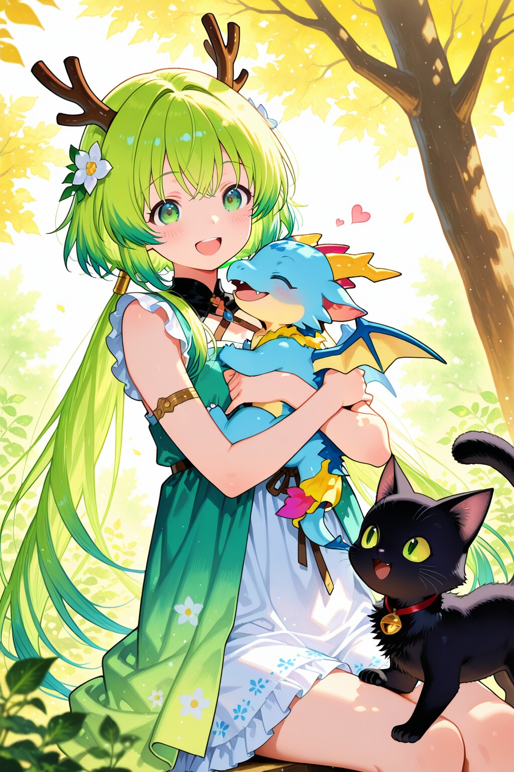 角と翼と尻尾と
