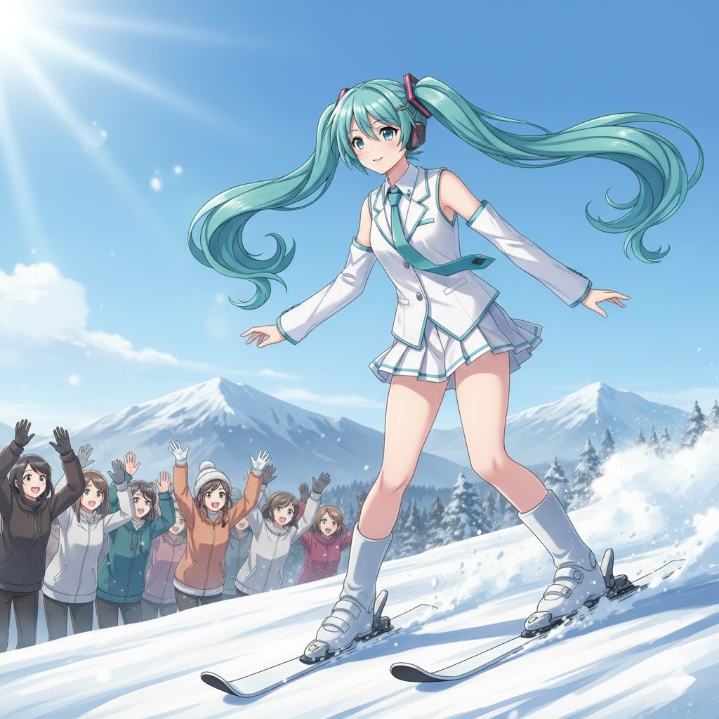 Gemini 初音ミク | の人気AIイラスト・グラビア