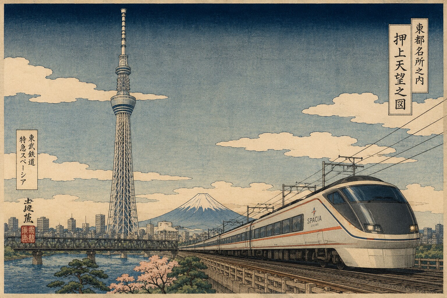 東都名所之案内