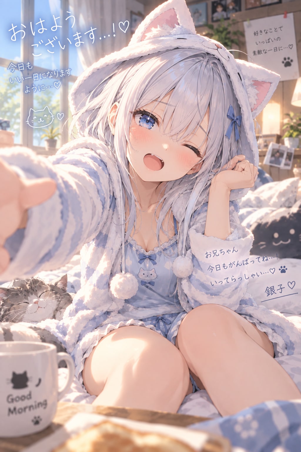 銀子のおはようございます♪ | の人気AIイラスト・グラビア