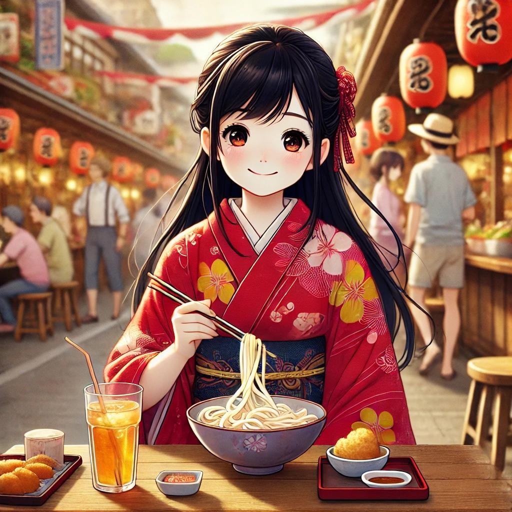 うどん屋でのひととき