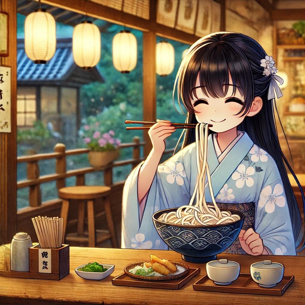 うどん屋でのひととき