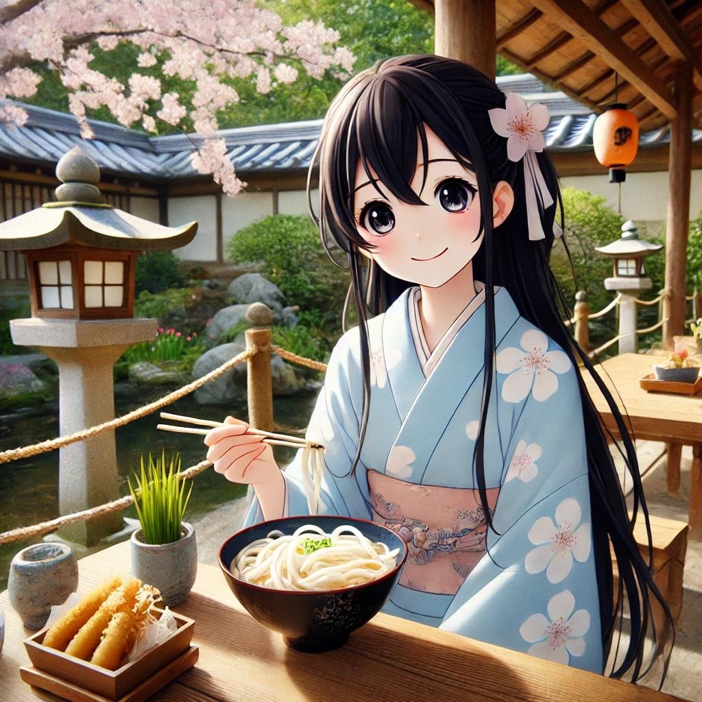 うどん屋でのひととき