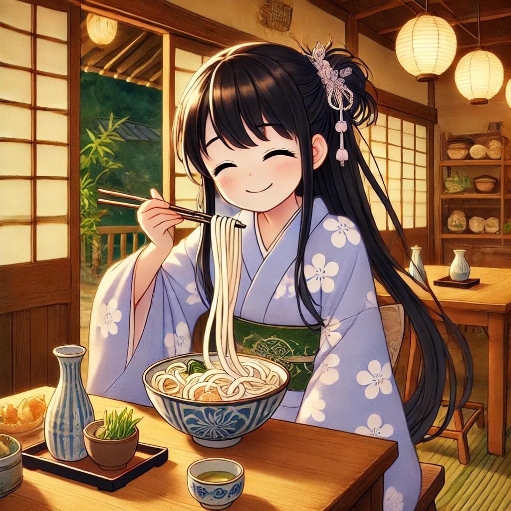 うどん屋でのひととき