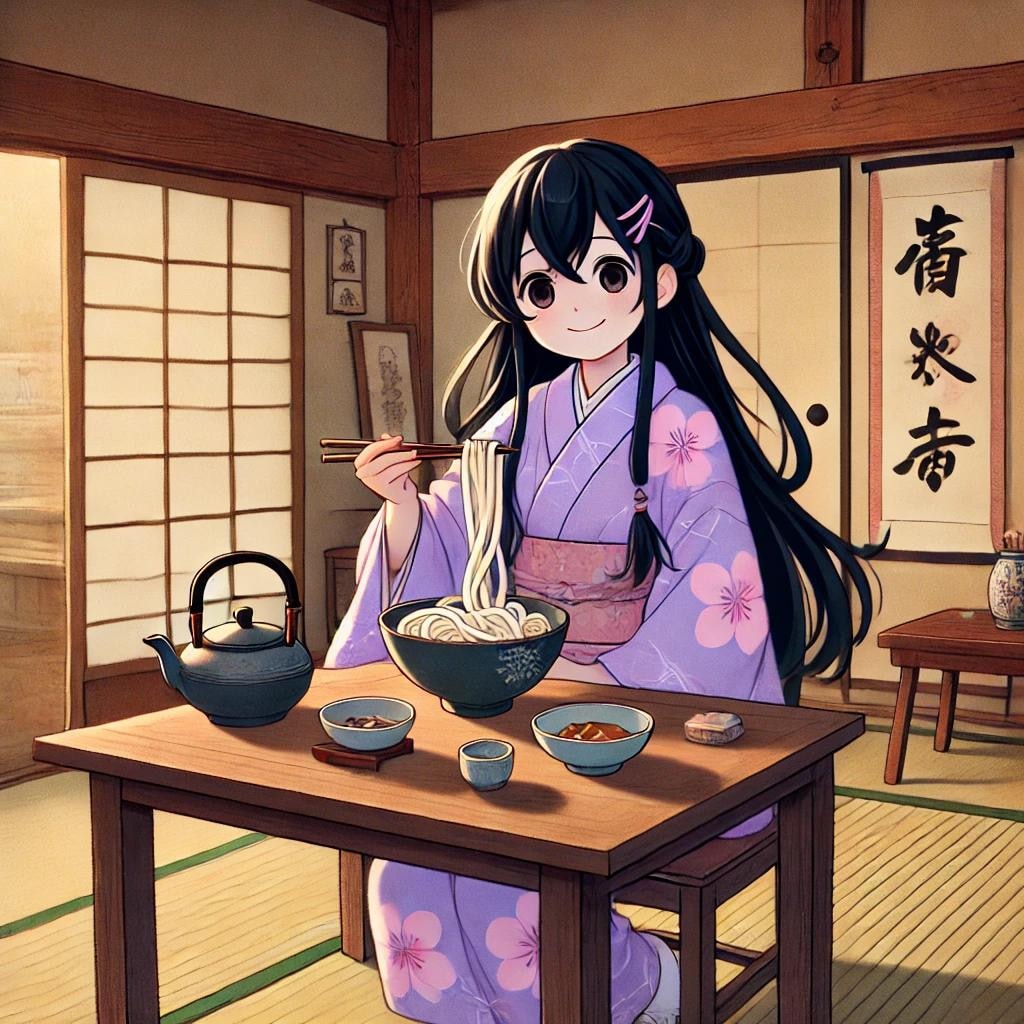 うどん屋でのひととき