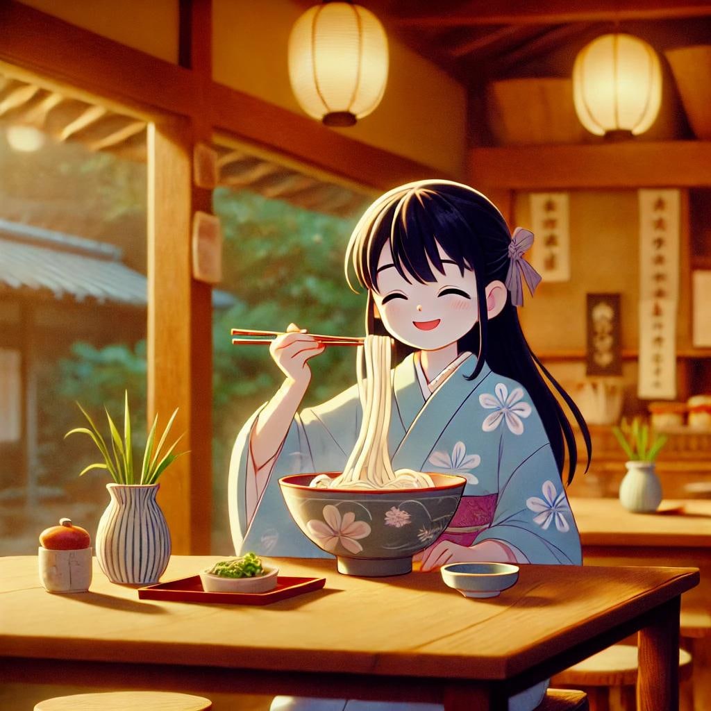 うどん屋でのひととき