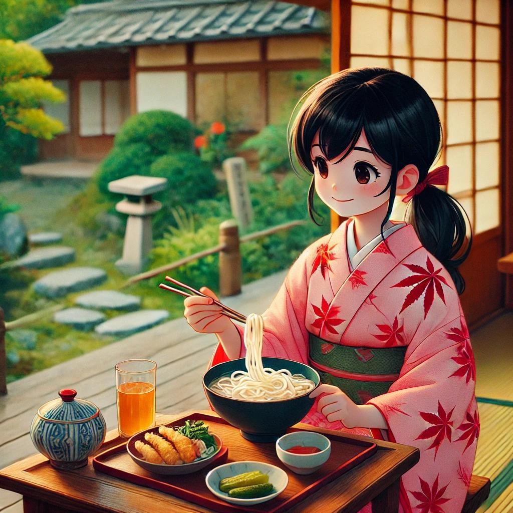 うどん屋でのひととき