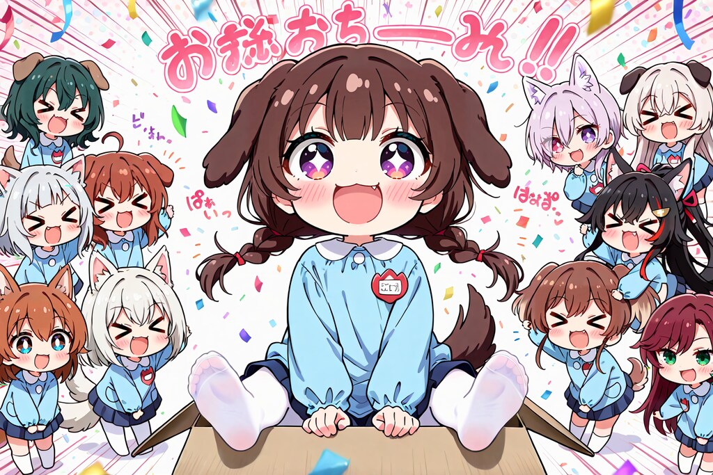 いぬみみようちえんじのかくしげい！