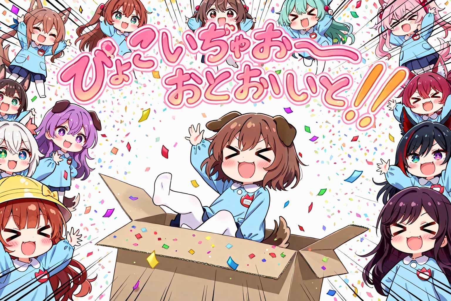 いぬみみようちえんじのかくしげい！ | の人気AIイラスト・グラビア