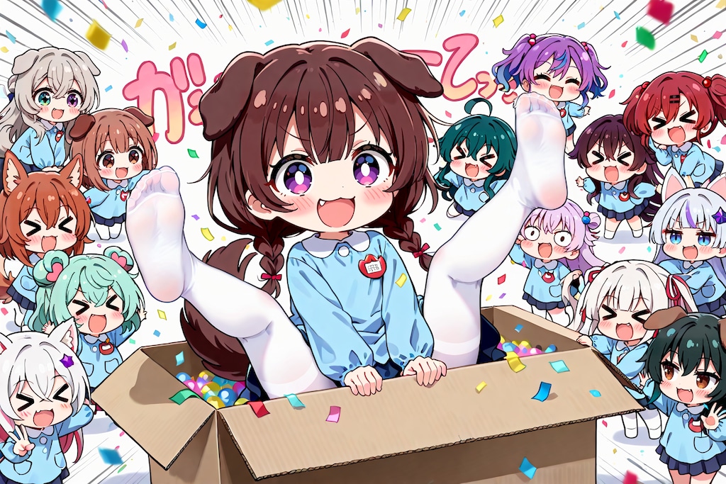 いぬみみようちえんじのかくしげい！