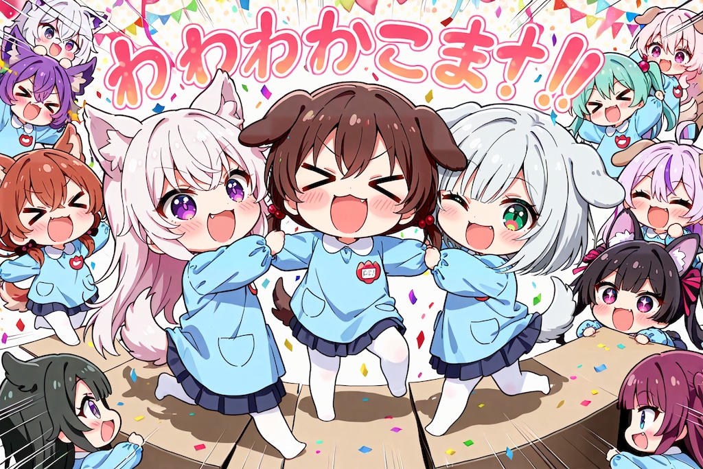 いぬみみようちえんじのかくしげい！