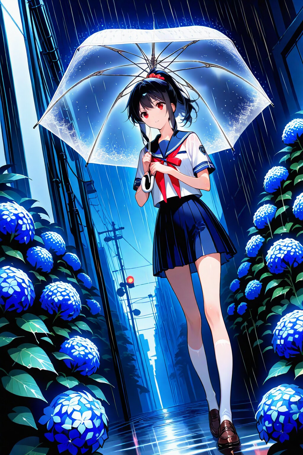 今日も雨 | の人気AIイラスト・グラビア