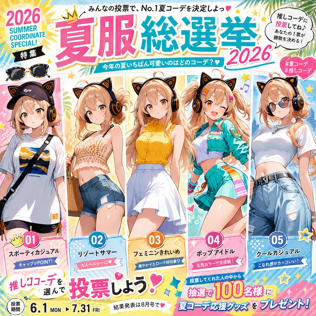 ふーこ夏服総選挙