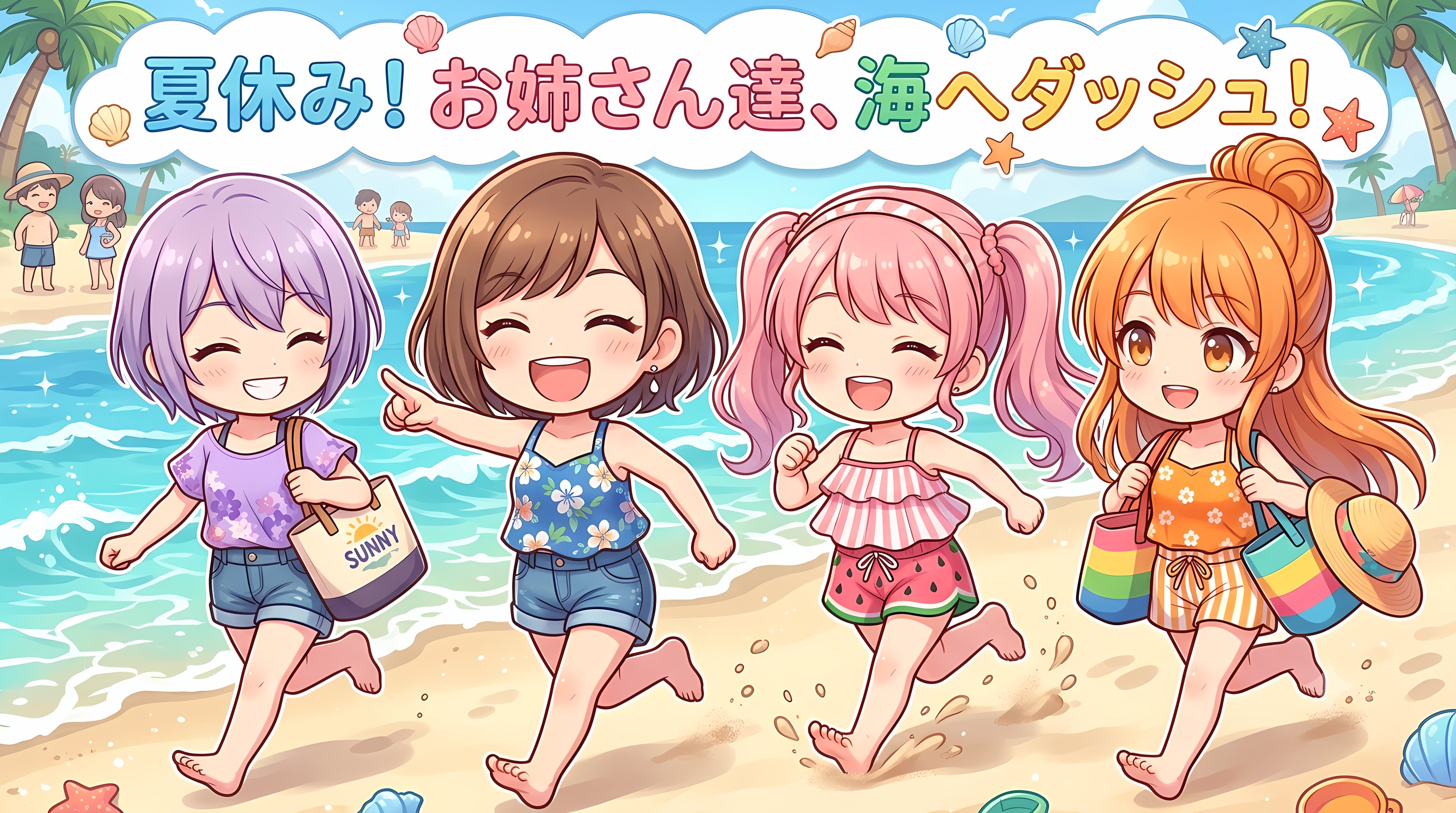 今日の夏休み（海へお出かけ２）