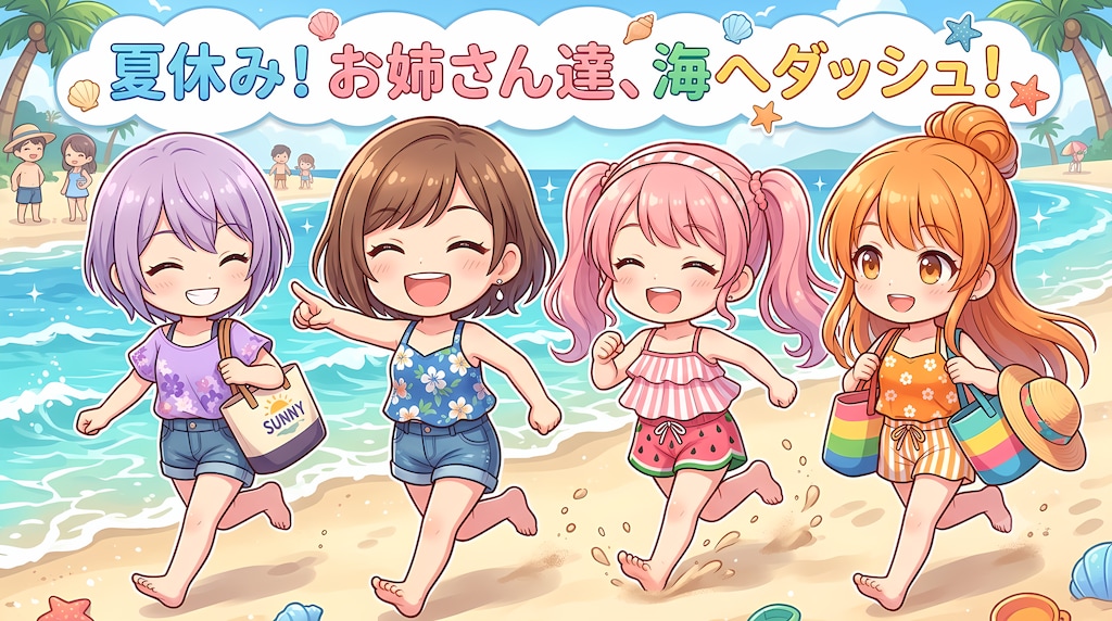 今日の夏休み（海へお出かけ２）