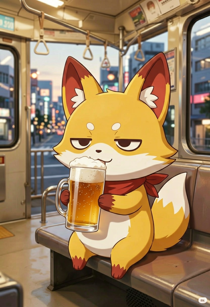 コンセプトバーでビール