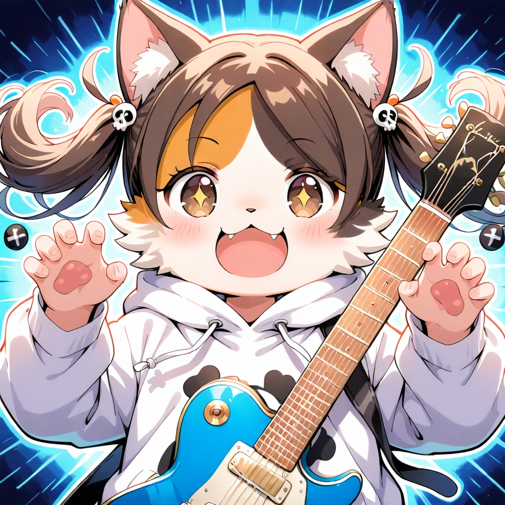 ヘヴィメタにゃん（９） | の人気AIイラスト・グラビア