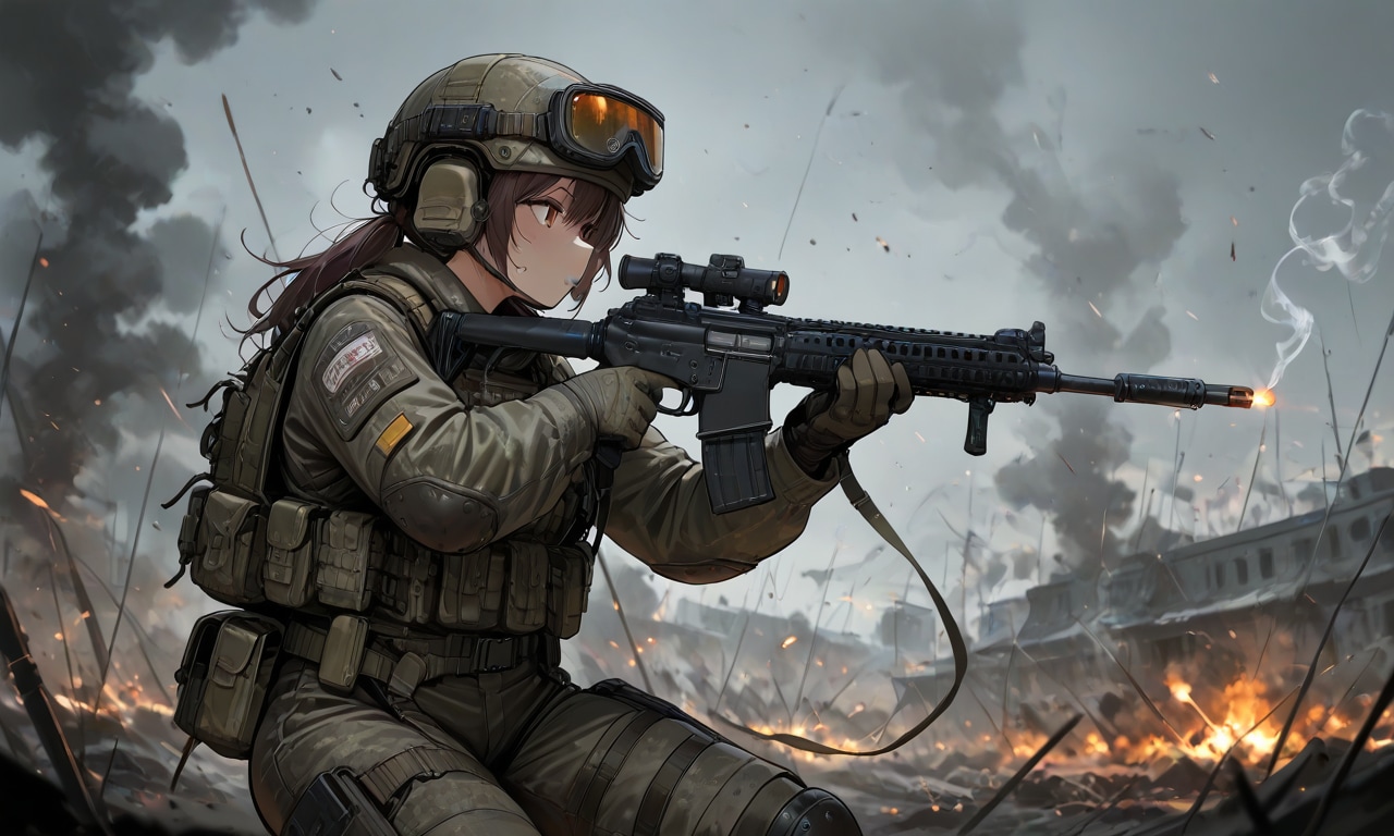 戦場で | の人気AIイラスト・グラビア