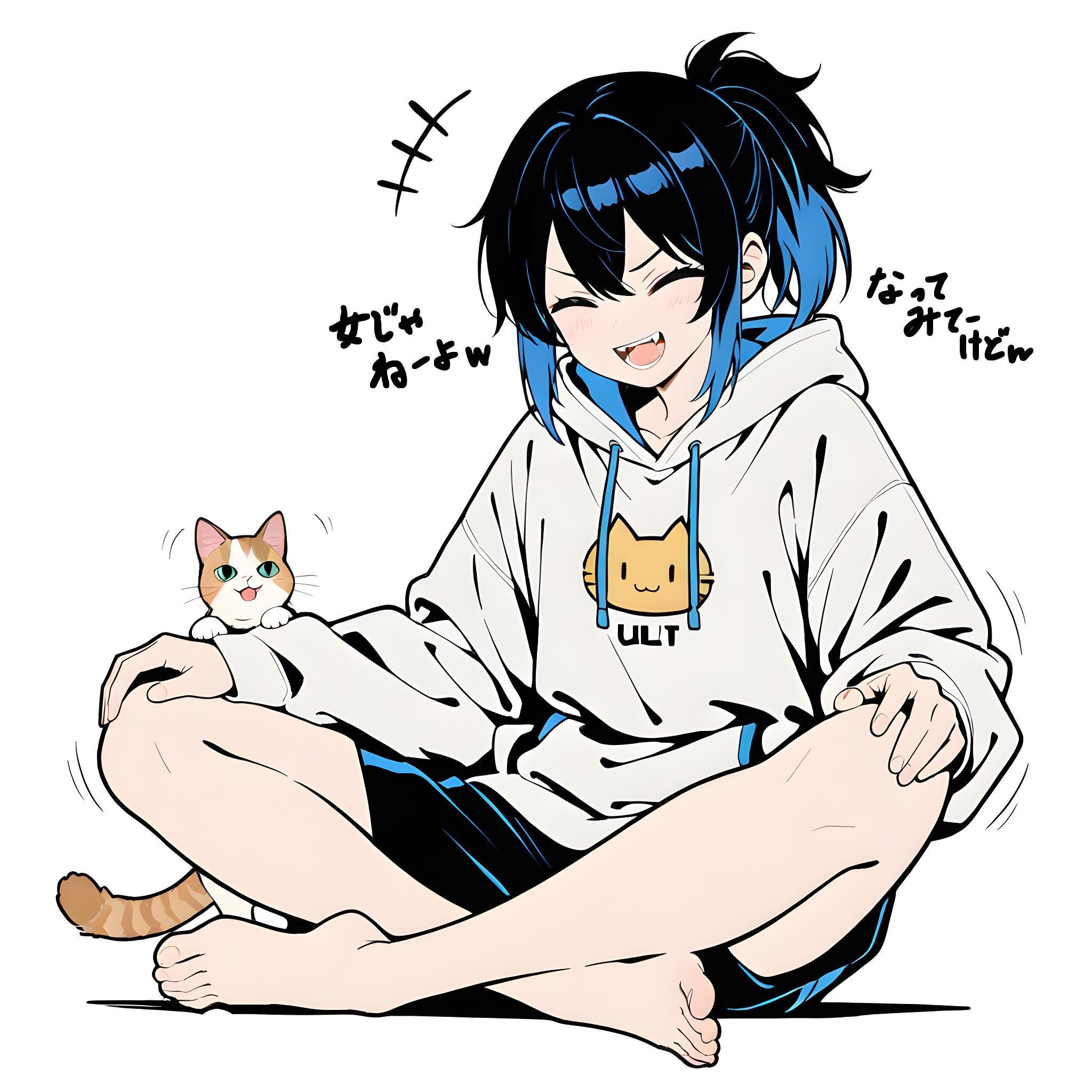 男月猫 | の人気AIイラスト・グラビア