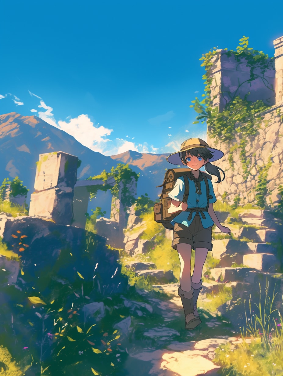 旅する少女99 | の人気AIイラスト・グラビア