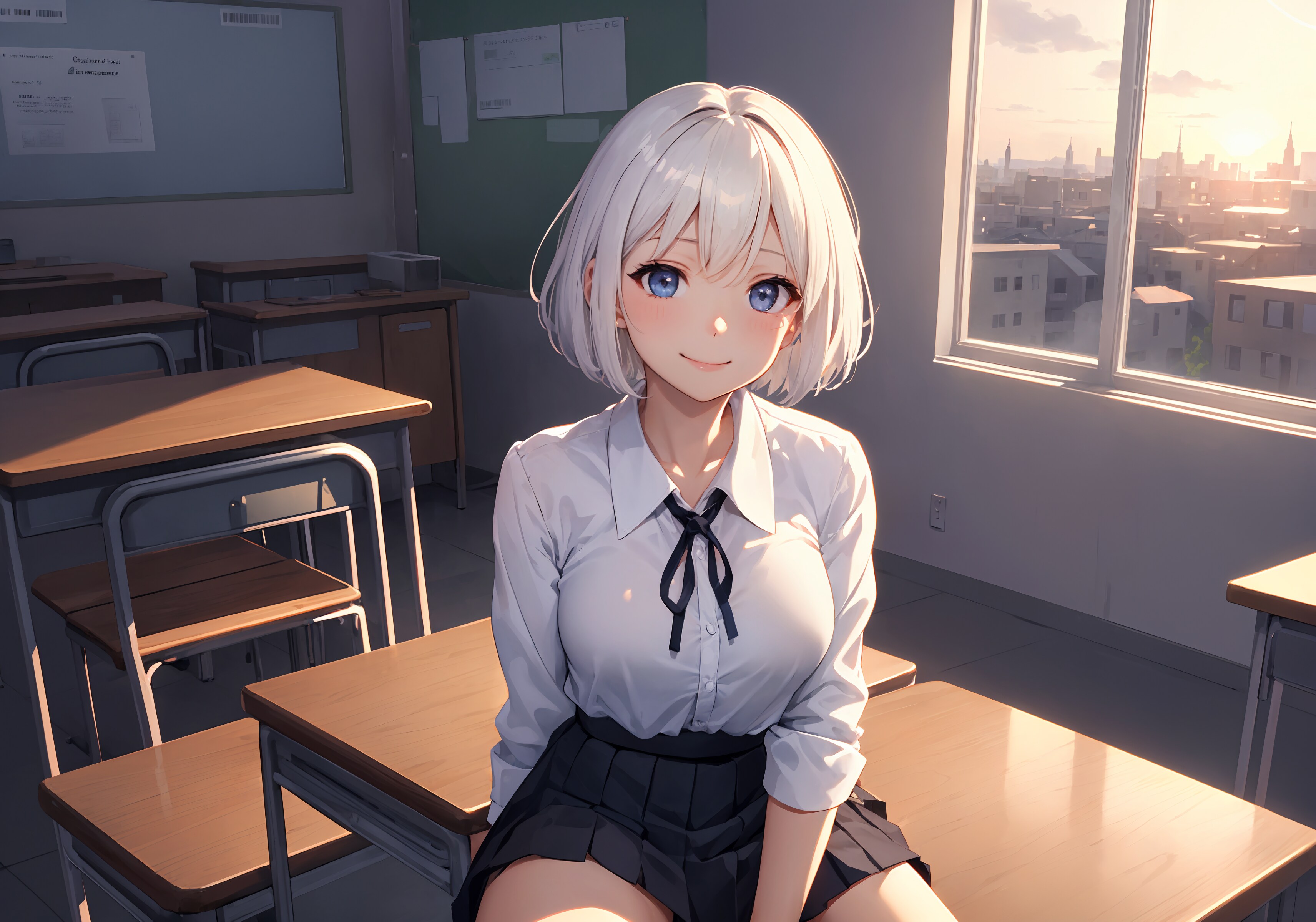 ねぇ、今二人だけなんだし教えてよ クラスの好きな人って誰？