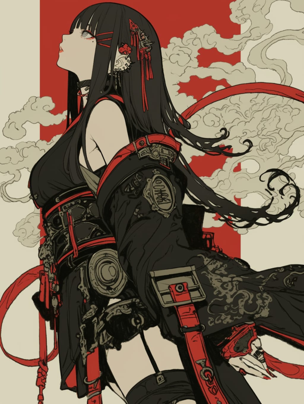 japanese steampunk girl