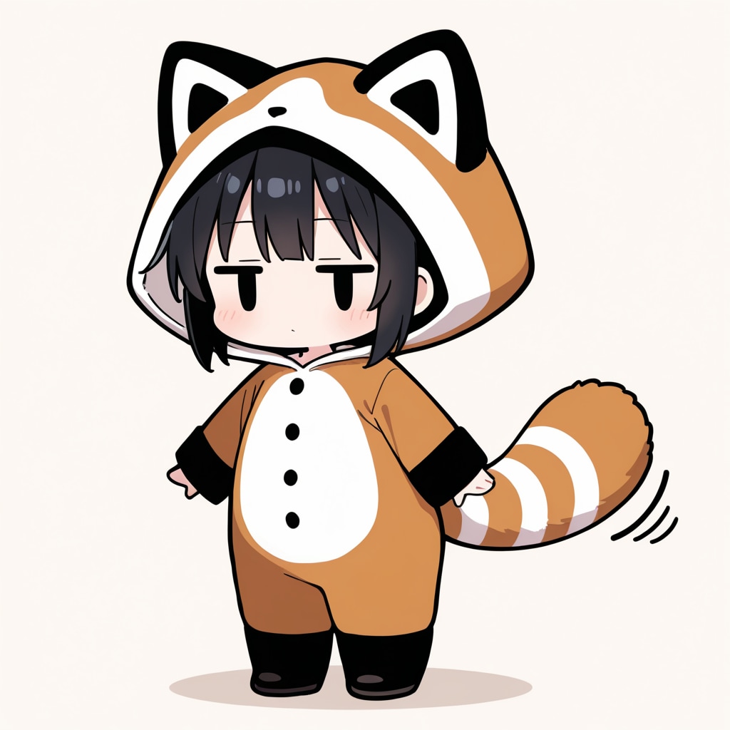 着ぐるみ着せ替え（レッサーパンダ）（50/100）