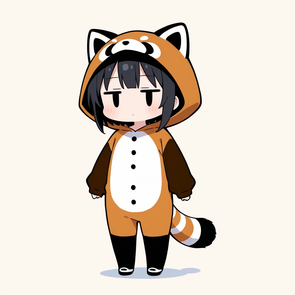 着ぐるみ着せ替え（レッサーパンダ）（50/100）