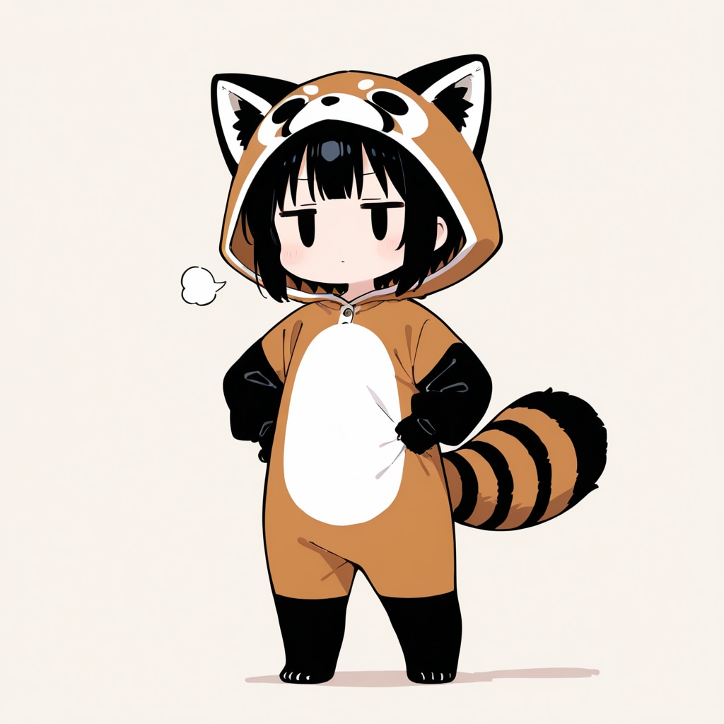 着ぐるみ着せ替え（レッサーパンダ）（50/100）