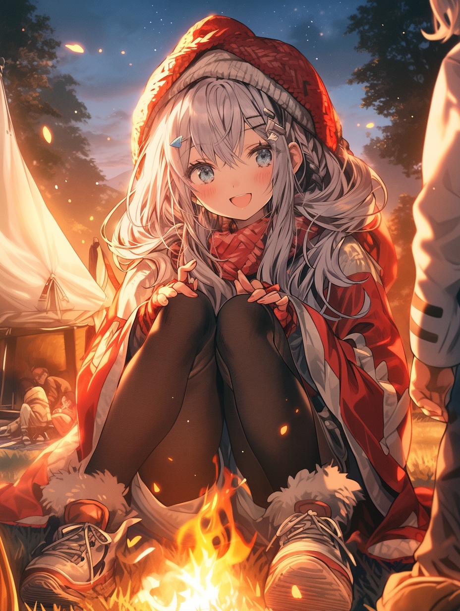 真夏のキャンプ | の人気AIイラスト・グラビア