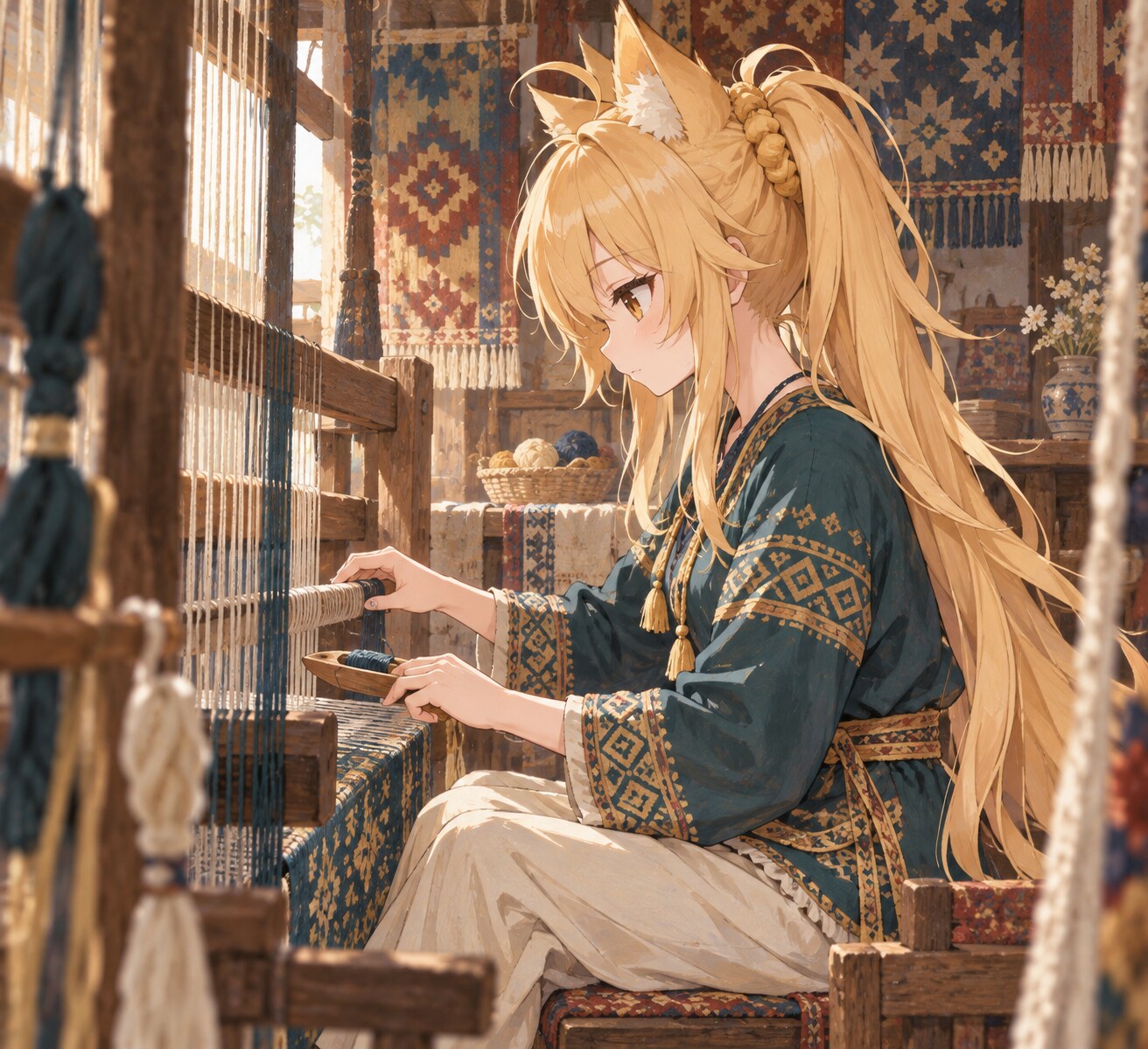 機織りミラさん | の人気AIイラスト・グラビア