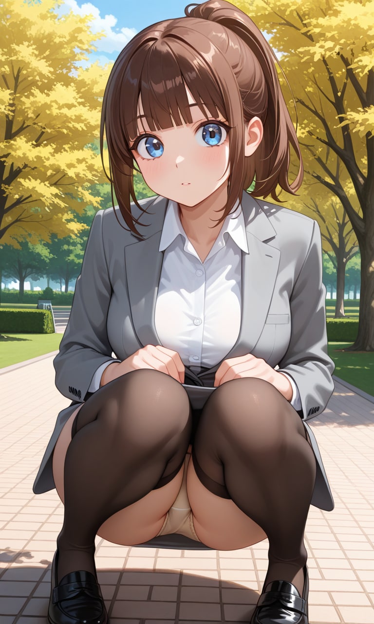 【うちの子】チカちゃんのしゃがみパンチラ