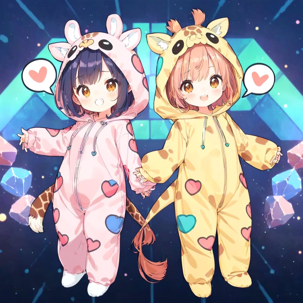 新モデルAQUAで柱状節理チャレンジするキリン着ぐるみちゃん