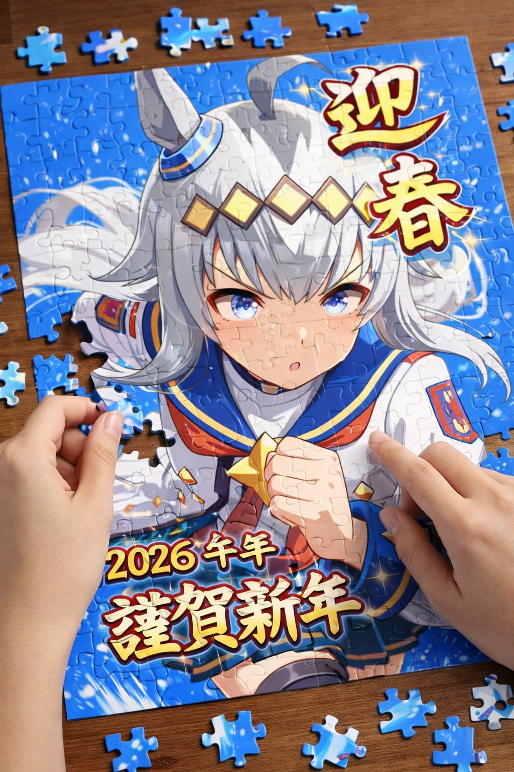 新年パズル：オグリキャップ