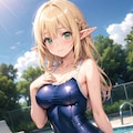 スク水エルフちゃん詰め合わせ 2枚目