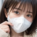 マスクをしている女性 3枚目